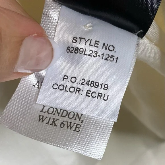 PAIGE Chelsee Notch Collar Blazer in Ecru Size S - Picture 6 of 7